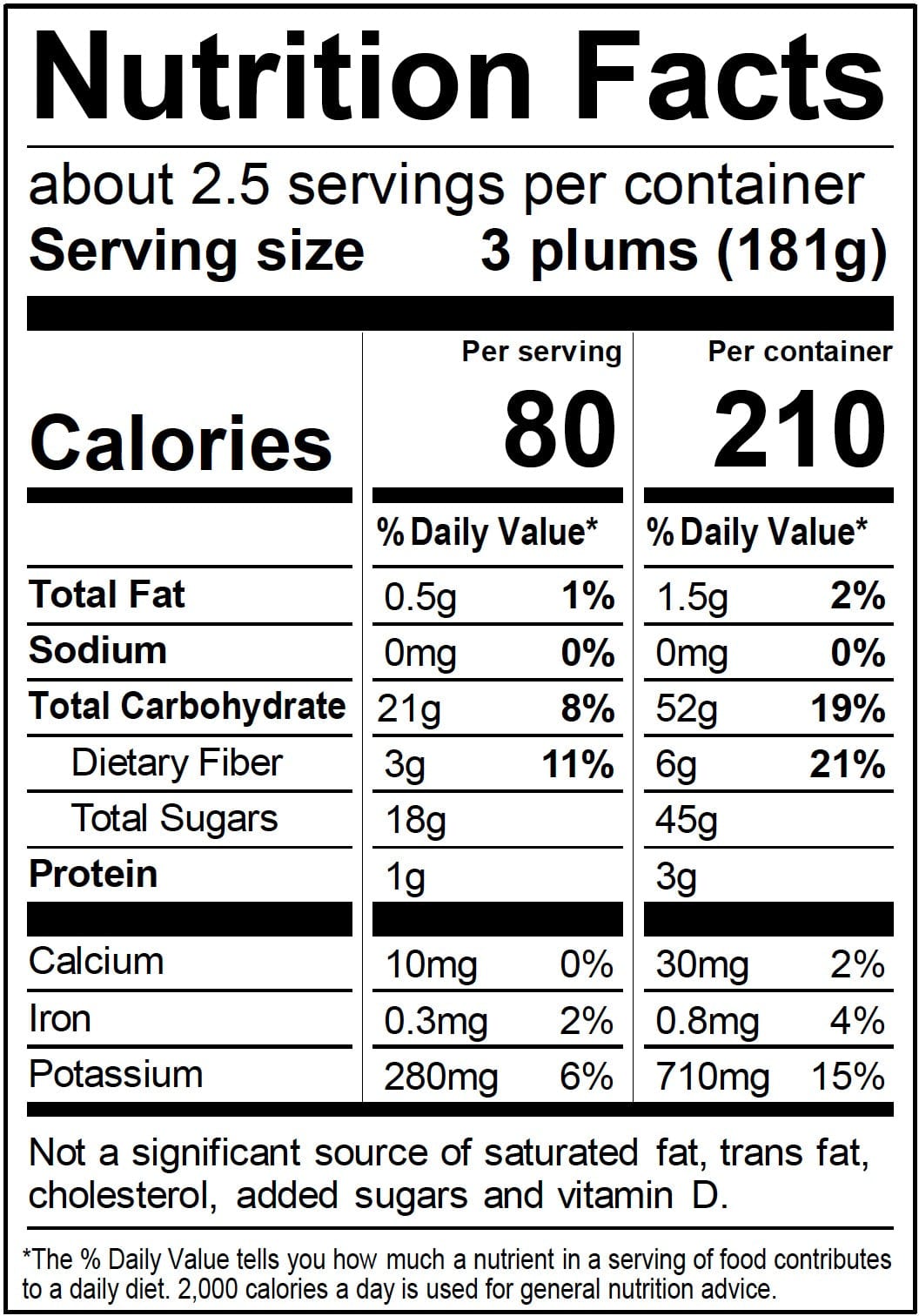Organic Plum Bites