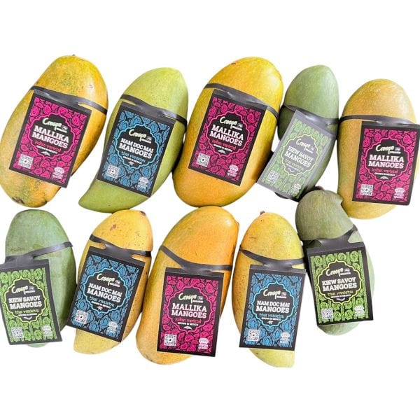 Organic Varietal Mangos (Nam Doc Mai, Kiew Savoy & Mallika)