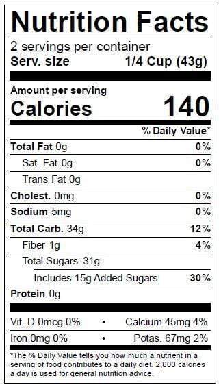 Organic Dried Blueberries