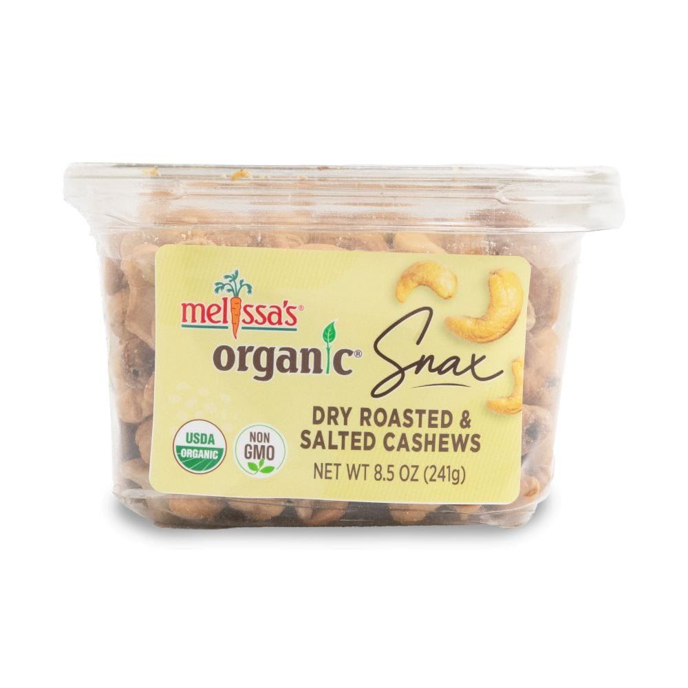 Organic Snax™ Dry Roasted & Salted Cashews