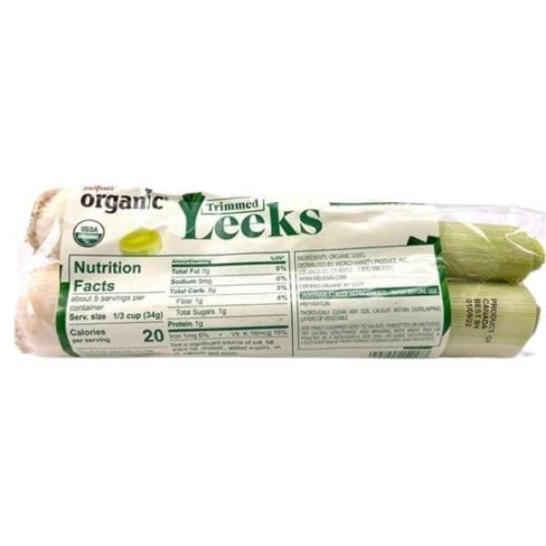 Organic Trimmed Leeks